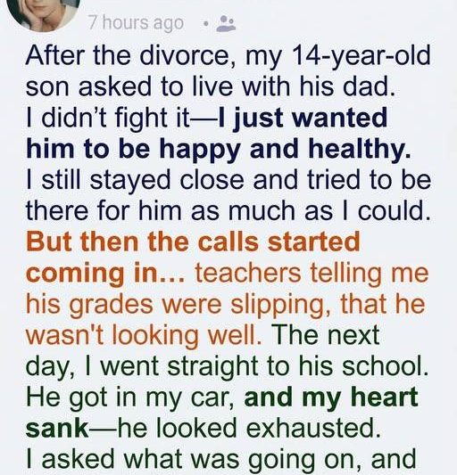 I Discovered the Real Reason My Son Was Struggling After Moving in With His Dad – PrimeDialy